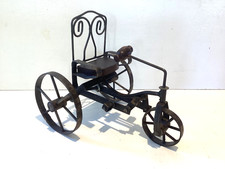DECORATIVE METAL  & WOOD  TRIKE / BICYCLE ORNAMENT