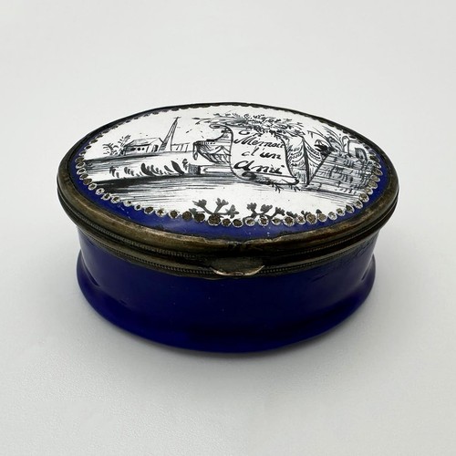 18th century oval - 18th, enamel