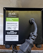 LUMii Black Metal Magnetic Ballast 600W For HPS Grow Lamp Bulbs