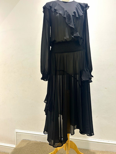Studio preen black sheer - by,