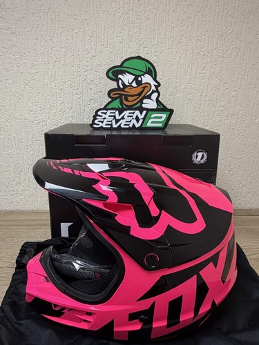 Fox race helmet pnk - fox, pnk/blk