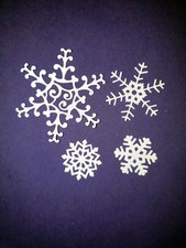 24 x Tattered Lace Snowflakes
