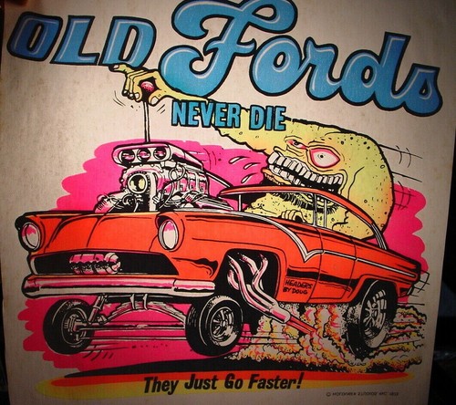 Old fords never die vintage - fords,