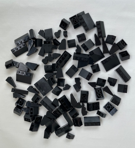 Lego black roof - black, 100