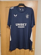Glasgow Rangers Training Shirt By Castore Size 3XL Big And Tall Fit.