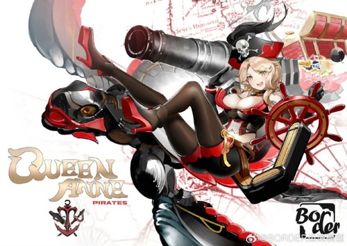 Border model pirate - border, 1/12