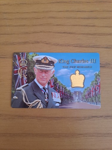 King charles iii gold crown - king,