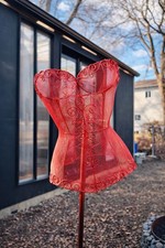 Shabby chic iron half body