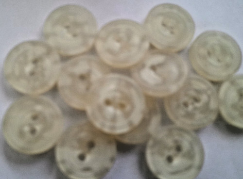 Buttons 15mm 2 hole - 20, x