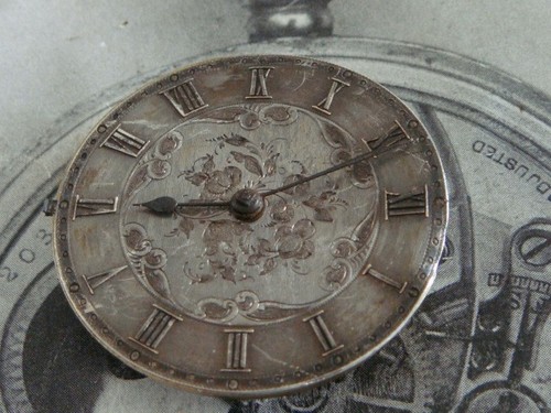 Silver dial fusee antique - silver,