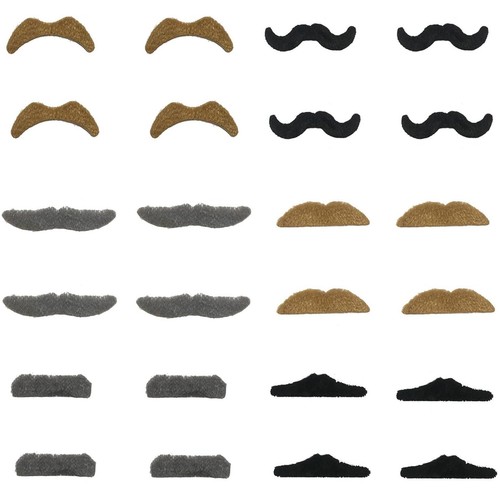 Pieces fake mustaches - pieces,