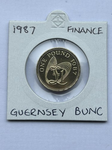 Guernsey 1987 coin - guernsey,