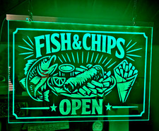 Light fish and chip shop - chip,