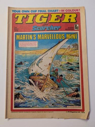 Tiger and scorcher comic - tiger,