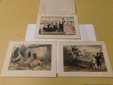 John Leech Prints x 3 from R S