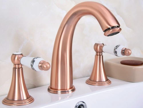 Antique copper basin faucet - antique,
