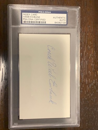 Weeb ewbank signed - weeb,