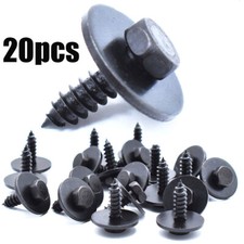 20X For BMW Hex-Head Self-Tapping Socket Bolt Screw Washer Bumper OE#07147129160