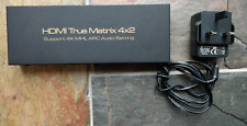 HDMI True Matrix 4x2 Switch Splitter - Supports 4K MHL ARC Audio Setting