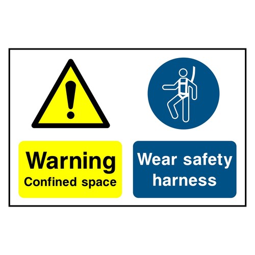 Warning confined space - warning,