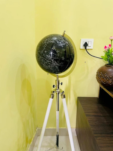 Decorative black atlas - atlas, globe