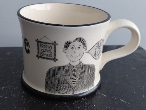 Moorland pottery mug yorkie - pottery,