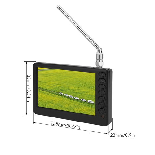 Inch portable isdb t - tv,