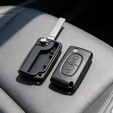 2 BUTTON CAR KEY SHELL FOB