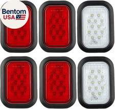6Pcs 5"X3" Rectangle LED