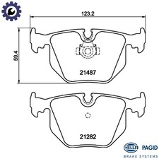 BRAKE PAD SET DISC BRAKE 8DB