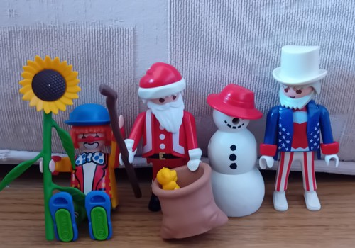 Playmobil clown uncle sam - clown,,