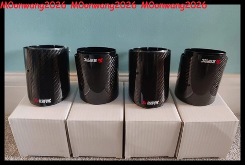 Gloss black akrapovic carbon - black,