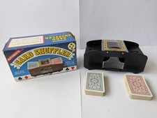 Vintage Automatic Card Shuffler (Battery‑Operated) – Complete with Cards VGC