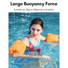 2pcs Inflatable Swim Arm Bands