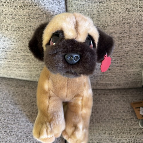 Realistic standing plush - standing, pug