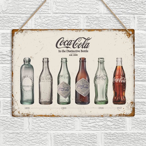 Coca cola bottle evolution - bottle,