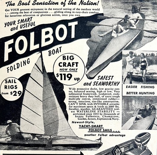 Folbot folding boat 1953 - boat,