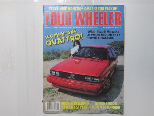 Four wheeler august 1982 - august,
