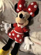 Disney Land Paris Stamped Minnie Mouse Soft Toy 36 Inch Large Rare Huge Giant
