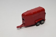 B32 1:60 3INCH CORGI JUNIORS RICE HORSEBOX TRAILER RED NMINT COND.