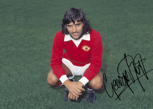 George best signed manchester - george,