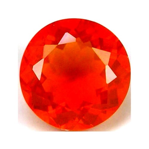 Natural fire opal 25mm - natural, round