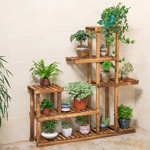 Metal wooden plant - metal, /wooden