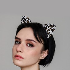 6Pcs Bright Flocking Cat Ear