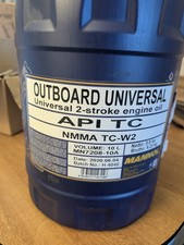 Mannol Outboard Universal 2 Stroke Oil 10l. Manf:04-06-2020 MN7208-10A