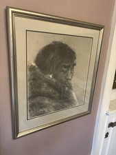 Gabriel Gély framed charcoal