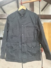 Gieves & Hawkes Savile Row Mandarin Collar Jacket Men's 40” Chest Black