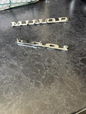 Morris Minor Chrome Boot Badge