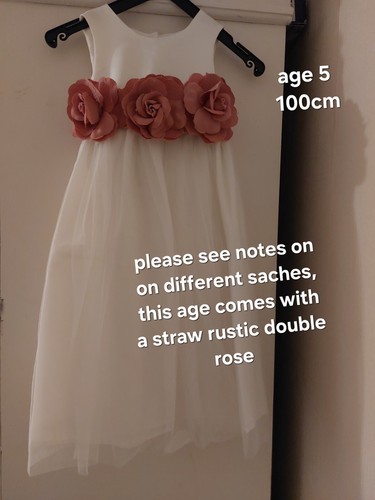 Flower girl dress age 5 - girl,