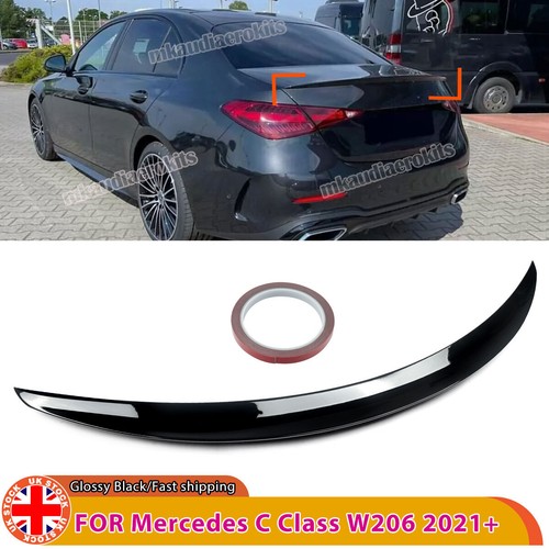 Rear boot spoiler wing lip - rear,